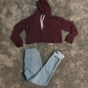 Burgundy Sweater